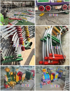 Train électrique miniature pour enfants, manège ludique populaire pour centres commerciaux et parcs d'attractions - Product Image 3