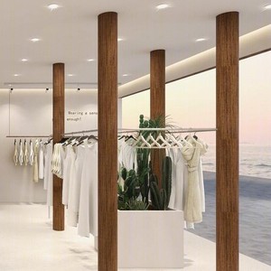 Diseño <span class=keywords><strong>de</strong></span> ventana <span class=keywords><strong>de</strong></span> escaparate <span class=keywords><strong>de</strong></span> estilo Ins simple famoso en Internet para tienda <span class=keywords><strong>de</strong></span> <span class=keywords><strong>ropa</strong></span> Original tráfico espacial comercial Cachemira <span class=keywords><strong>de</strong></span> invierno - Product Image 3