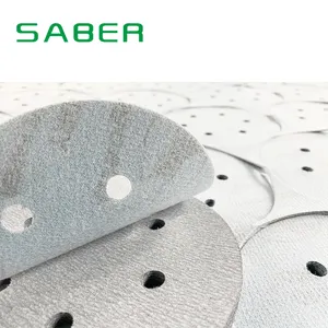 Aluminium Discs White Abrasive Disc 6inch 150mm 6holes With Anti-clogging And Sharp Performance Sanding Wood And Aluminum Alloy