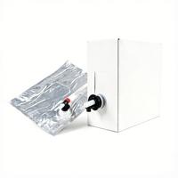 Sac Bag-in-Box, Sac Aseptique en Feuille d'Aluminium avec Robinet, Distributeur de Liquides de Qualité Alimentaire pour l'Emballage du Vin, du Jus, de l'Eau et de l'Huile