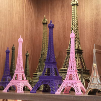 Modèle architectural 3D personnalisé de la tour Eiffel de Paris, décoration artisanale en métal, ornement, souvenir touristique français à la mode