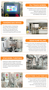 New Patent Nozzle 70 Bag/min Filling Machine Double Head Automatic Water for Detergent Soap Automatic Filling Machine - Product Image 3