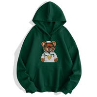 Sweat à capuche personnalisé avec logo imprimé par transfert thermique - 100% polyester tricoté 415g, coupe classique, uni, respirant et à séchage rapide pour homme, idéal pour l'hiver