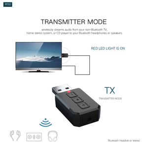 Rt02 xu hướng sản phẩm 2025 New arrivals rảnh tay USB không dây âm thanh adaptador transmisor thụ thể Bluetooth - Product Image 3