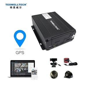 4-канальный автомобильный видеорегистратор AHD 1080P с жестким диском, мобильный видеорегистратор (NVR) для транспортных средств - Product Image 3