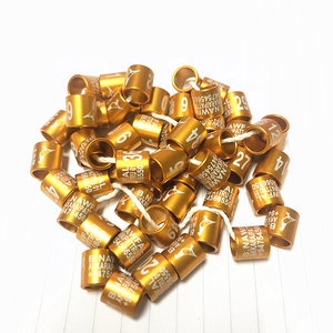 Persoonlijke metalen papegaai vogel duif beenbanden kip voet ringen haan ring - Product Image 5