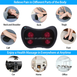 Almohada de Masaje Shiatsu para el Cuello LUYAO, Soporte Suave, Masajeador Cervical para Aliviar el Dolor de Espalda y para Viajes - Product Image 2
