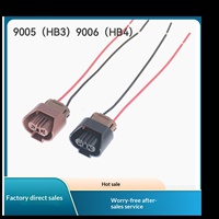 Conector de Goma para Faros de Coche, Enchufe de Madera, 9006 HB4, Conector de Bombilla 9005 HB3, Soporte de Lámpara HIR2, Original de Fábrica