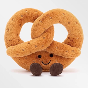   Peluche a forma di Pretzel Salato del Regno Unito, Simpatico Pupazzo con Imbottitura in Cotone PP, Unisex - Product Image 4