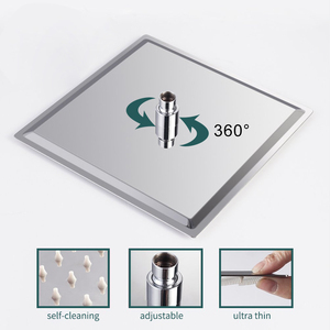 GEE-N из нержавеющей стали квадратная хромированная насадка для душа - Product Image 4