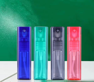 Lindo Color Rosa Blanco 10ml botella <span class=keywords><strong>de</strong></span> Spray <span class=keywords><strong>de</strong></span> limpieza <span class=keywords><strong>de</strong></span> boca cuadrada portátil niñas niños hombres desodorante Spray <span class=keywords><strong>alcohol</strong></span> desinfectante Spray - Product Image 5