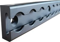 Profilé en U rainuré sur mesure en alliage d'aluminium série 6000 pour équipement logistique, rail de guidage en L pour avion