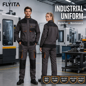 Uniforme de Trabajo Resistente para Trabajadores de la Industria, Reparaciones, Minería, Mecánica, Fábrica de Carbón y Petróleo, Taller, Chaqueta y Pantalón - Product Image 1