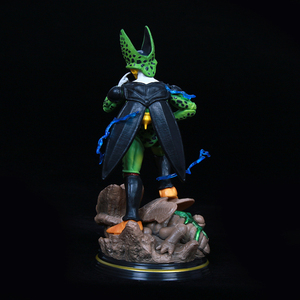 <span class=keywords><strong>DBZ</strong></span> ของเล่นเรซิ่น PVC งานคุณภาพสูงและของเล่น,หุ่นอะนิเมะเซลล์ดัชนีความเสียหายการต่อสู้ในอนาคตโกฮังลูกชายเรืองแสงได้ขนาด25ซม. ตามสั่ง - Product Image 3