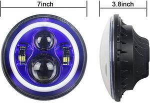 Faro LED Redondo de 7 Pulgadas con Certificación DOT SAE, Reemplazo de Faro LED de 7 Pulgadas para Accesorios de Jeep Cherokee 2014-2016 - Product Image 2