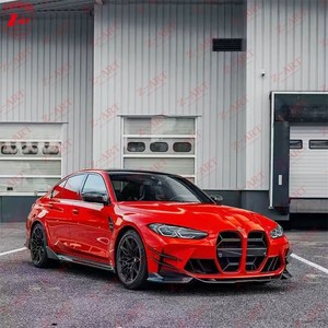 Lèvre avant en fibre de carbone sèche Z-ART CFA pour BMW <span class=keywords><strong>M3</strong></span> <span class=keywords><strong>M4</strong></span> 2021+ Spoiler avant en fibre de carbone sèche pour G80 G81 G82 G83 <span class=keywords><strong>M3</strong></span> <span class=keywords><strong>M4</strong></span> - Product Image 4