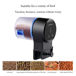 Pequeño <span class=keywords><strong>Koi</strong></span> Goldfish Acuario Alimentador Temporización automática Tanque de peces Energía eléctrica Sala de estar Caja de material de vidrio de metal inteligente - Product Image 2