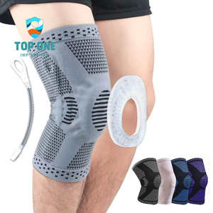 Top One Sports Élastique Réglable Double Bandages Genouillère Respirant Fitness Protection Genou Manches Soutien Coude Genouillères - Product Image 5