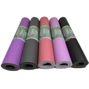 <span class=keywords><strong>Esterilla</strong></span> de <span class=keywords><strong>yoga</strong></span> color borgoña diseño personalizado Tpe de goma natural ecológica - Product Image 5