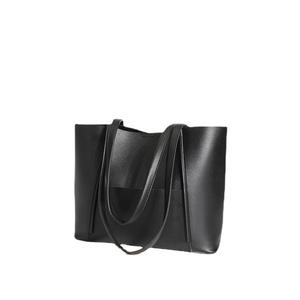 Bolso Tote para Mujer con Cierre Abierto, Materiales PU y PC, Diseño Casual para Llevar al Hombro, Gran Capacidad, Nuevo y Moderno Bolso Tipo Cubo para Otoño - Product Image 5