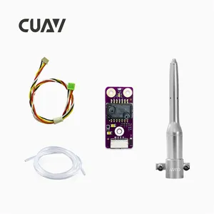 CUAV MS5525 Sensor de velocidad del aire Pixhawk con tubo Pitot 0,84 pa medidor Digital para PIX DIY ala fija FPV UAV Drone VTOL