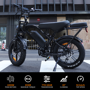 Bicicleta Eléctrica VOMO X80 Pro con Llantas Gruesas, Bicicleta Eléctrica Todoterreno de 20 Pulgadas y 250W, Bicicleta Eléctrica Económica en Oferta, Bicicleta Eléctrica de Montaña de Alta Velocidad - Product Image 3