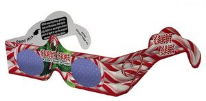 نظارات ورقية ثلاثية الأبعاد للاحتفال بعيد الميلاد مع 10 قطع من المواصفات حسب الطلب من المصنع - صور هولوغرام للعطلات - Product Image 3