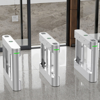 Système de contrôle d'accès de lecteur de carte RFID d'empreintes digitales de porte de vitesse de haute qualité tourniquets d'accès de prix usine