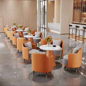 Cadeiras Douradas de Luxo com Apoio Lateral Estilo Nórdico para Hotel e Escritório Poltrona Moderna de Metal e Couro para Sala de Estar Sofás de Destaque - Product Image 6