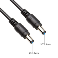 Kabelhersteller 2-polig 2,5 2,5mm DC5521 5521 5,5mm X 2,1mm 5,5x2,1 Stecker auf Stecker Verlängerungskabel für Gleichstrom