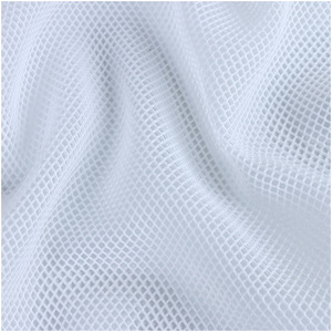 宽度160厘米黑白聚酯三明治鸟眼网网蕾丝面料连衣裙上衣运动服校服 - Product Image 4