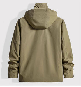 <span class=keywords><strong>Veste</strong></span> enduite personnalisée 3 en 1, chaude, imperméable et respirante pour hommes et femmes, coupe-vent, coutures de chasse et de randonnée en plein air, coupe-vent étanches - Product Image 2