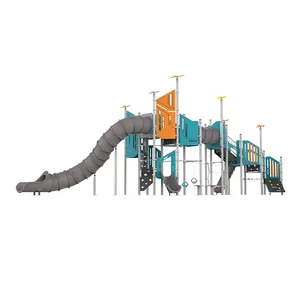 AVIATOR Series Commercial Outdoor Amusement Equipment HPL Playsets Slides For Schools Kids Playsets For Outdoor Play