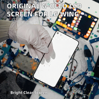 Rakitan Layar Sentuh OLED OEM untuk LG Wing 5G Hitam