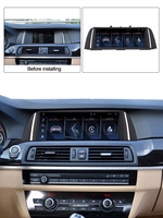 MEKEDE Sistema Linux para Auto, Carplay, WiFi, Bluetooth, Pantalla Táctil 1920*720 T113 (dual-core Cortex-A7) para BMW Serie 5 F10 10.25 Pulgadas
