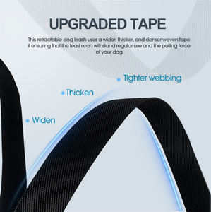 10M/33ft Dual Super Strong <span class=keywords><strong>Spring</strong></span> Heavy Duty Cinta de nailon reflectante Correa retráctil/plomo para perros grandes y medianos - Product Image 4