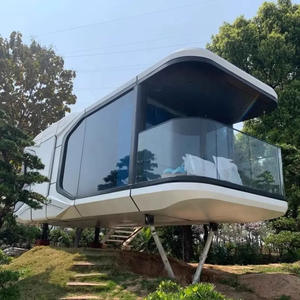 Conception en acier prête à l'emploi modulaire portable appartement maisons préfabriquées de luxe maison capsule - Product Image 3