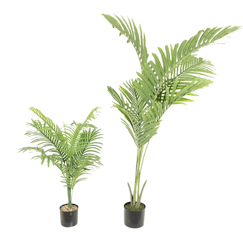 CC Alta Simulação Dypsis Lutescens Verde Monstera Plantas Decoração para Casa Areca Palmeira 037 150 cm