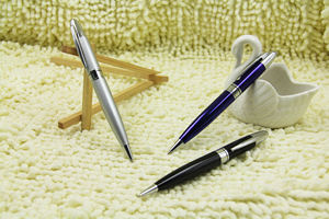 उदय काले मोटी स्टेनलेस स्टील पार्कर शैली फिर से भरना लक्जरी धातु बॉल पेन - Product Image 5