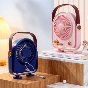 Portable <b>Desk</b> Fan With Brushless Motor Usb Rechargeable <b>Foldable</b> Handheld For Indoor Outdoor Use - Product Image 2