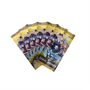 Digital Printing Customized Heat Seal Mylar Baseball Playing Cards Packaging Wrappers Foil Packaging For Trading Cards Bags