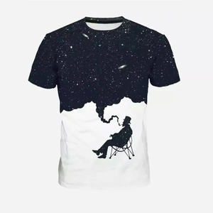 Gahumi เสื้อพิมพ์ลายโพลีเอสเตอร์แขนสั้นสำหรับทุกเพศ, เสื้อสีพาสเทลพิมพ์ซับลิเมชันสี - Product Image 1