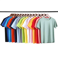 T-shirt personnalisé de haute qualité, pas cher, uni, 240 g/m², taille américaine, col rond, t-shirt lourd pour hommes