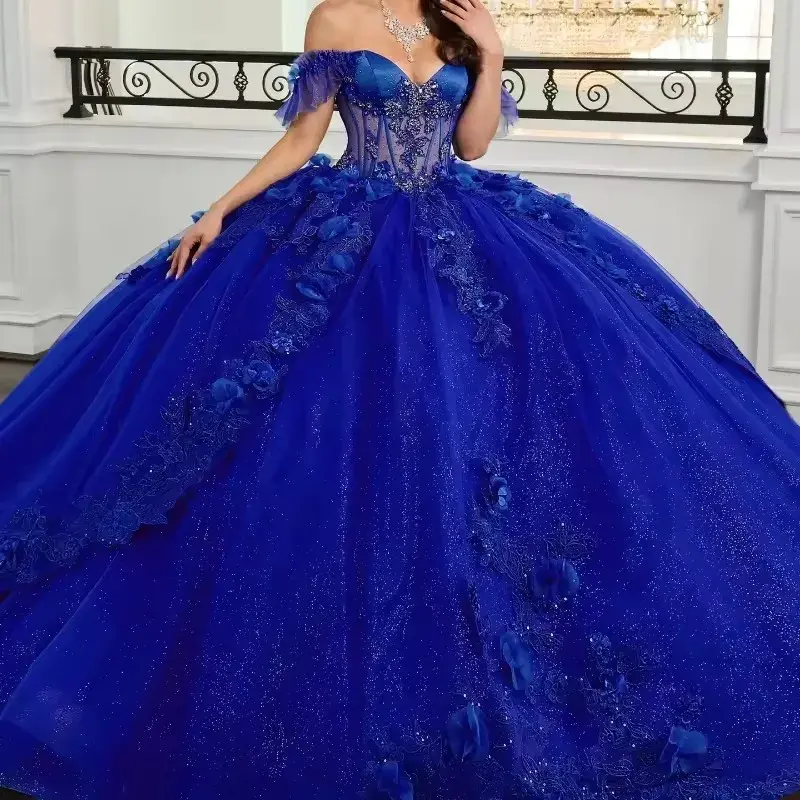 Elegant Royal Blue Wedding Dresses 2025 New Design