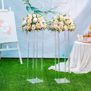 Giá đỡ hoa hiện đại tối giản bằng acrylic trong suốt FUNMOOD, đế trưng bày trong suốt, vật trang trí trung tâm bàn tiệc cưới - Product Image 1