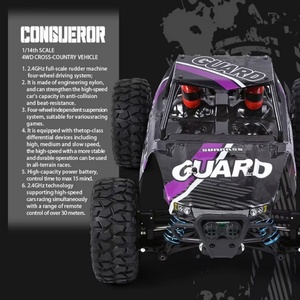 Voiture RC tout-terrain haute vitesse BG1520 4x4 2,4 GHz, buggy de course électrique 30 km/h, échelle 1/14, prêt à l'emploi avec chargeur inclus - Product Image 3