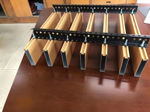 Linear U-Shaped Aluminum <b>Ceiling</b> Baffle for Modern Apartment Design - Product Image 3