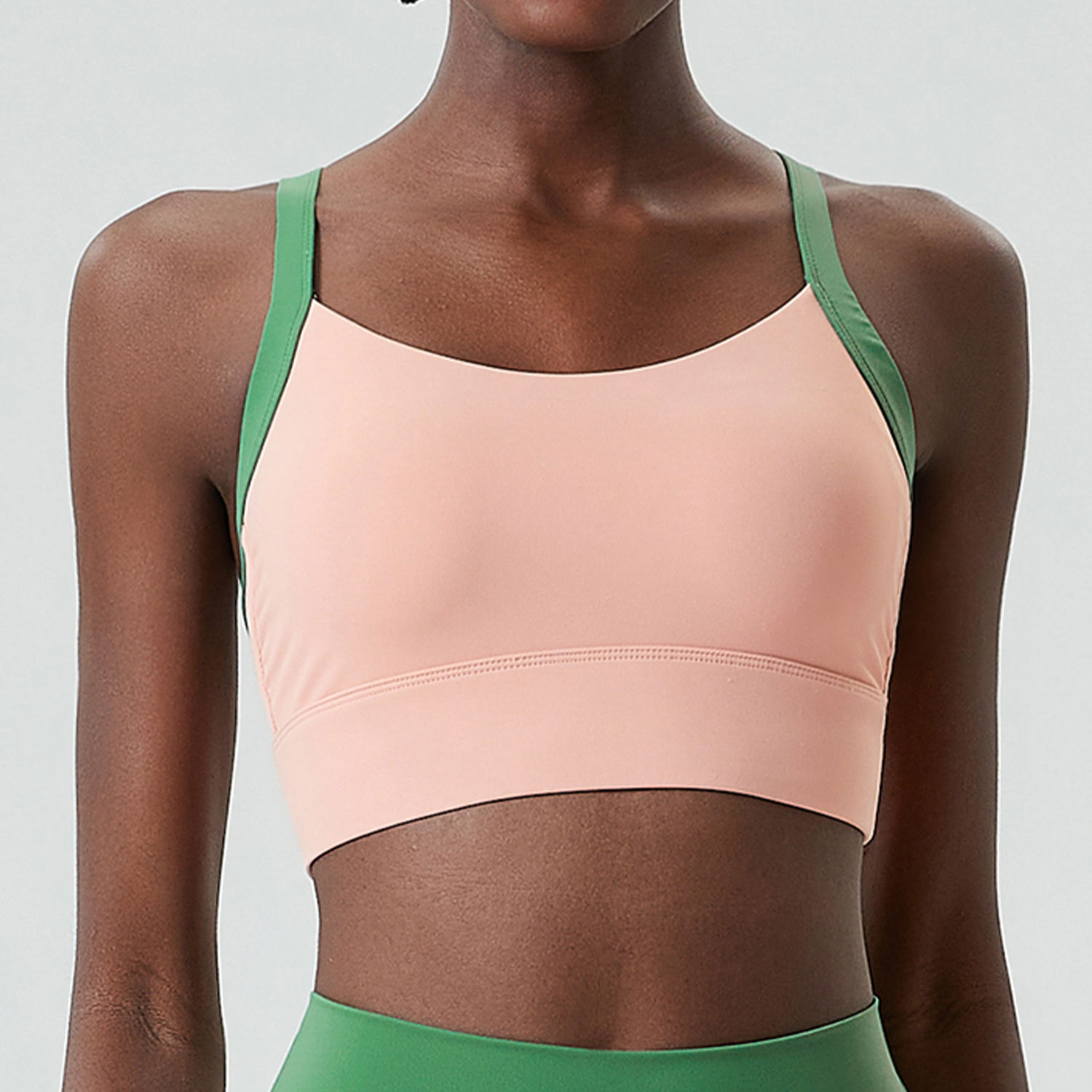 Encounter Pink and Juniper Green