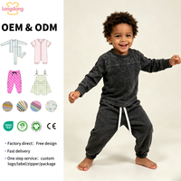 Ensembles Jogging Garçons Cool en Gros – Tenues Premium Effet Délavé Acide : T-shirt Manches Longues et Pantalon Jogging (2 Pièces)