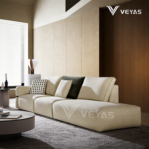 Sofá Seccional Reclinable de Tres Plazas de Microfibra Premium Moderno, Textura Fina, Fácil Mantenimiento, Tapizado Duradero - Product Image 4